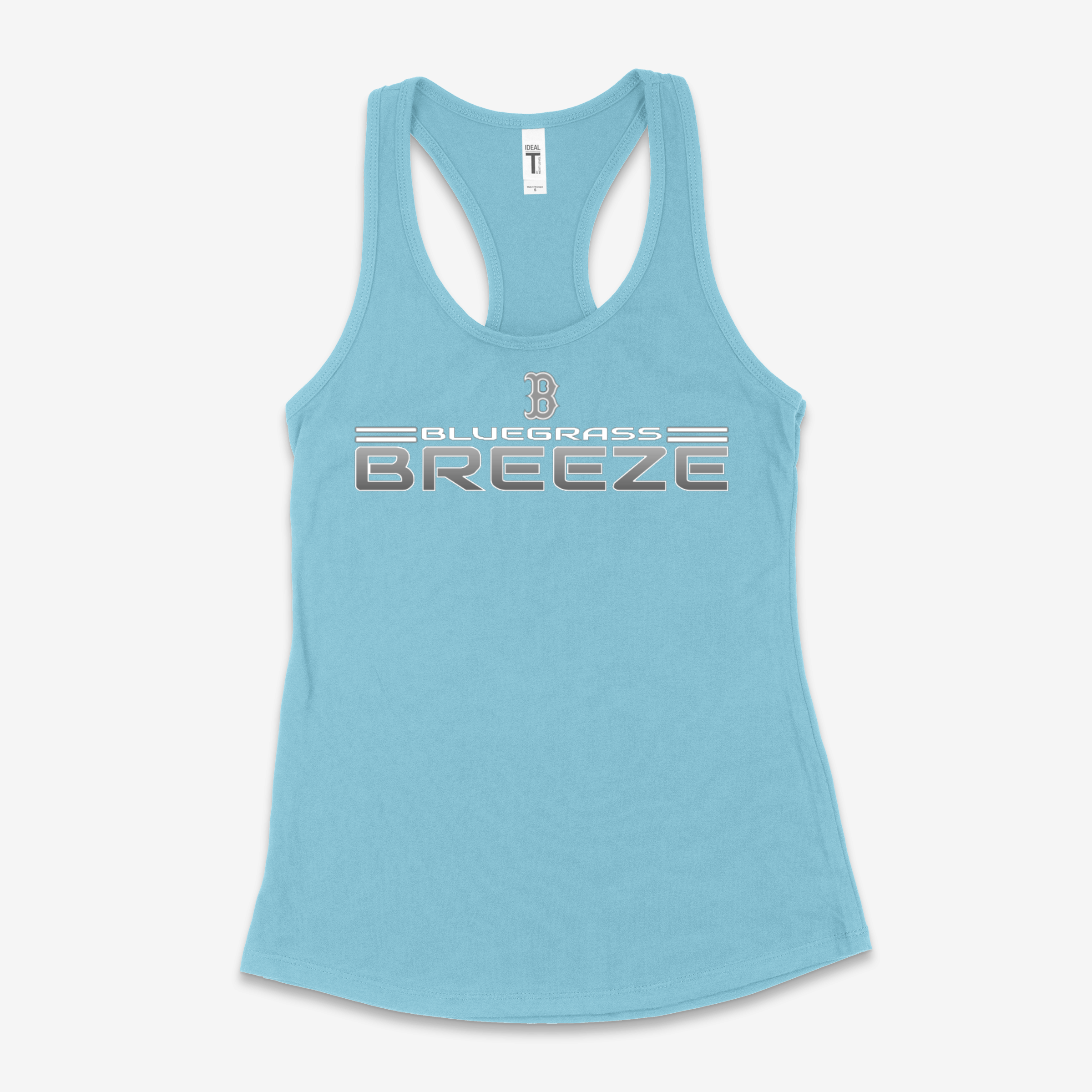 Women's Racerback Tank Breeze Logo