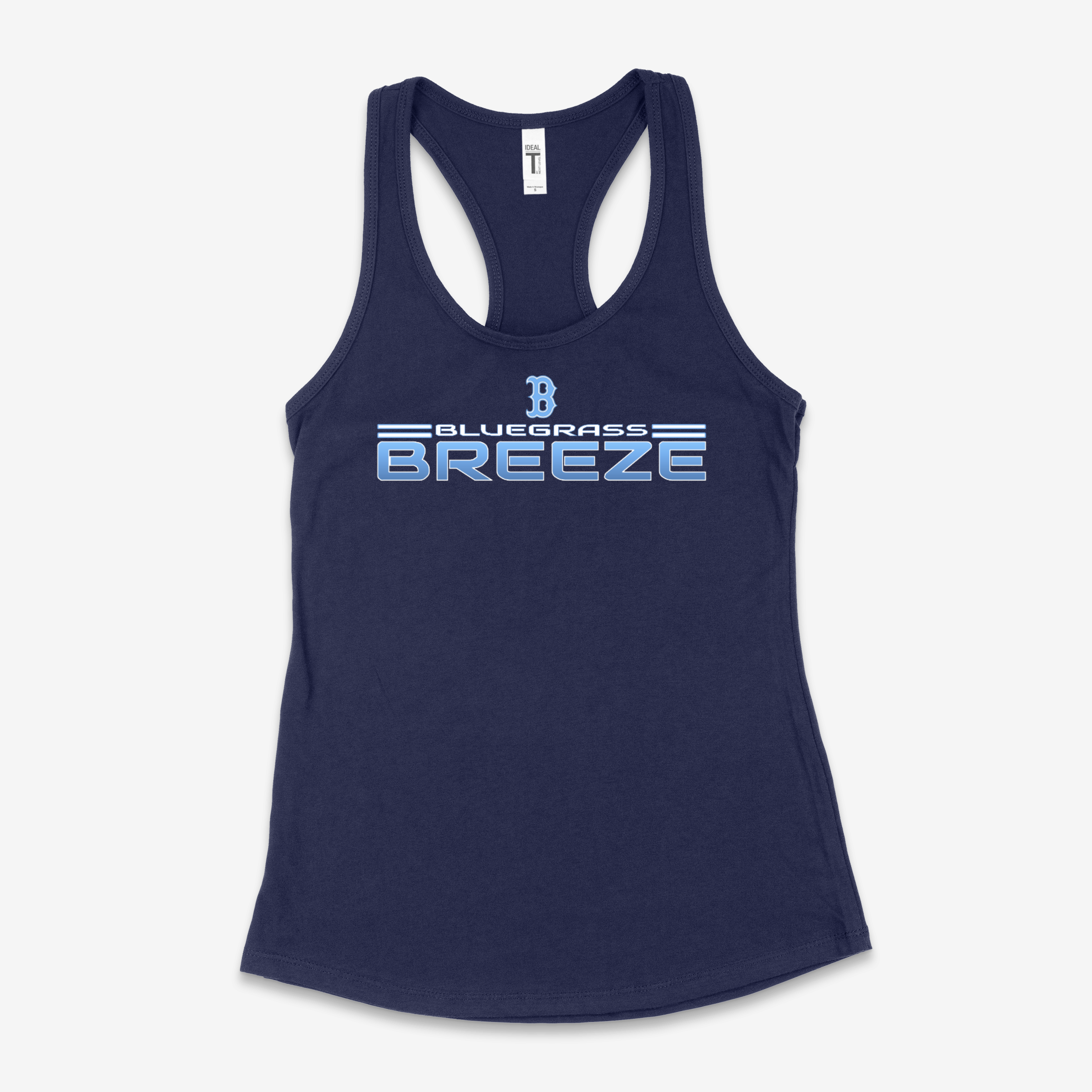 Women's Racerback Tank Breeze Logo
