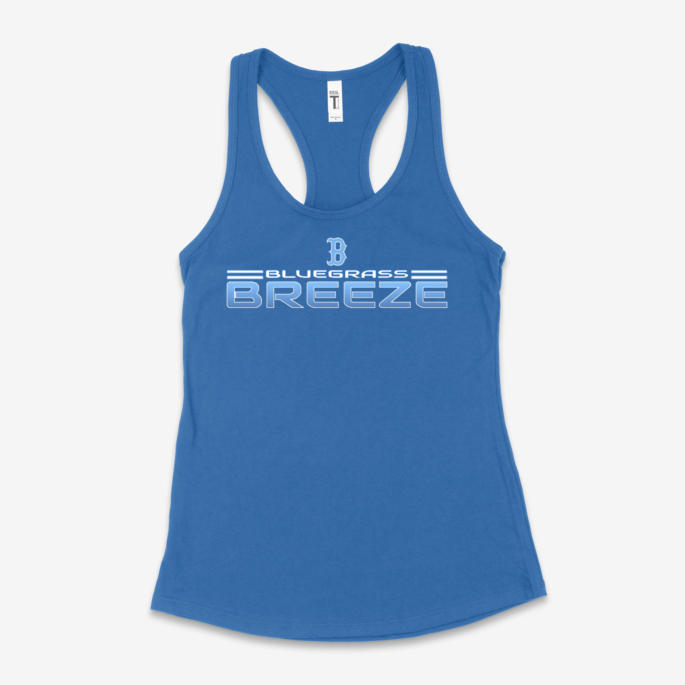 Women's Racerback Tank Breeze Logo