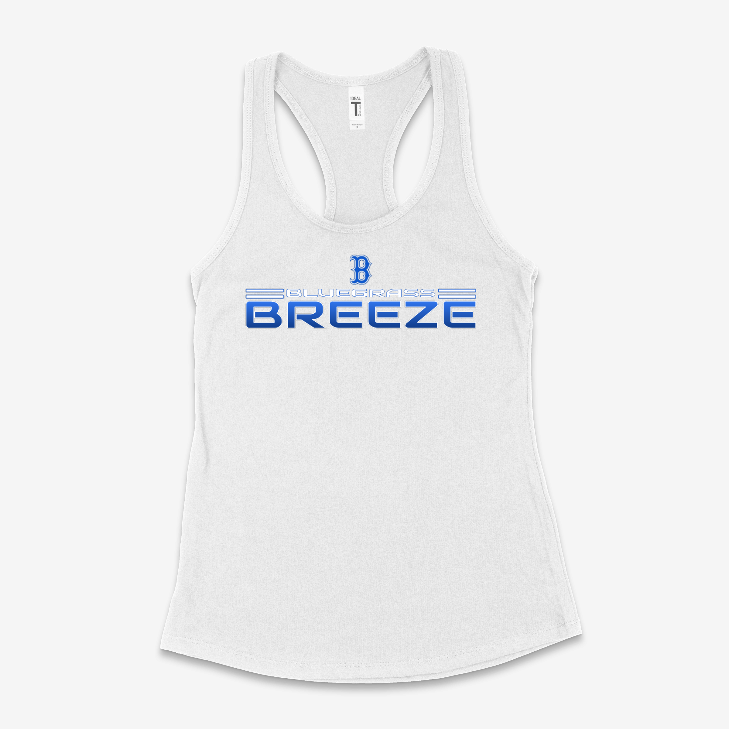 Women's Racerback Tank Breeze Logo